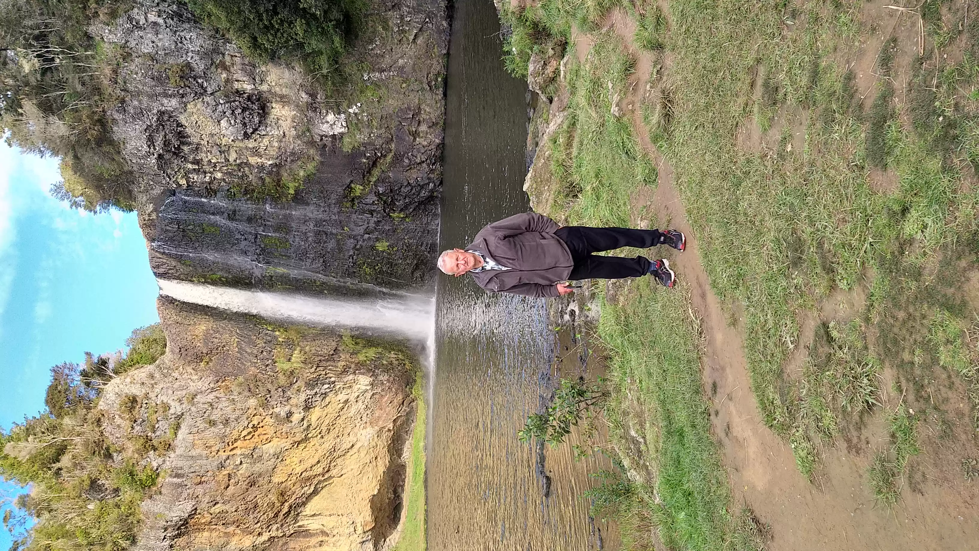 Owen at Hunua Falls